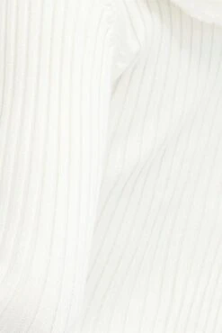 White Fur Trim Cardigan -FabWear Shop OJ5887 f3 white 6