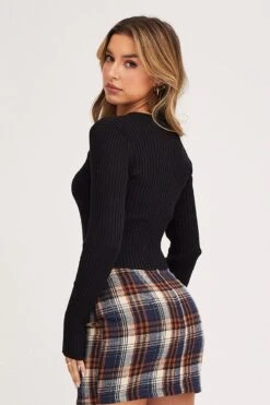 Black Knit Cardigan Long Sleeve Crop -FabWear Shop basic cardigan black knit cardigan long sleeve crop 32965139529921