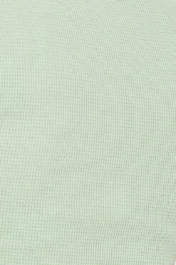 Green Crop Cardigan Short Sleeve Waffle -FabWear Shop basic cardigan green crop cardigan short sleeve waffle 32965159813313