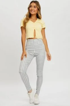 Yellow Rib Short Sleeve Cardigan -FabWear Shop basic cardigan yellow rib short sleeve cardigan 32965161124033