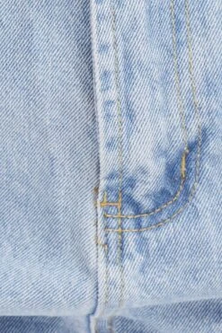 Blue Paperbag Denim Jeans High Rise -FabWear Shop boyfriend jean blue paperbag denim jeans high rise 32967358644417