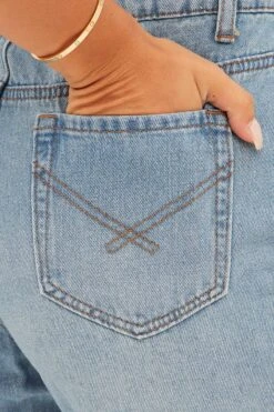 Blue Baggy Jeans High Rise Denim -FabWear Shop dl1396 33jb denim blue 6