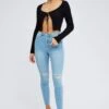 Denim Skinny Jean High Rise