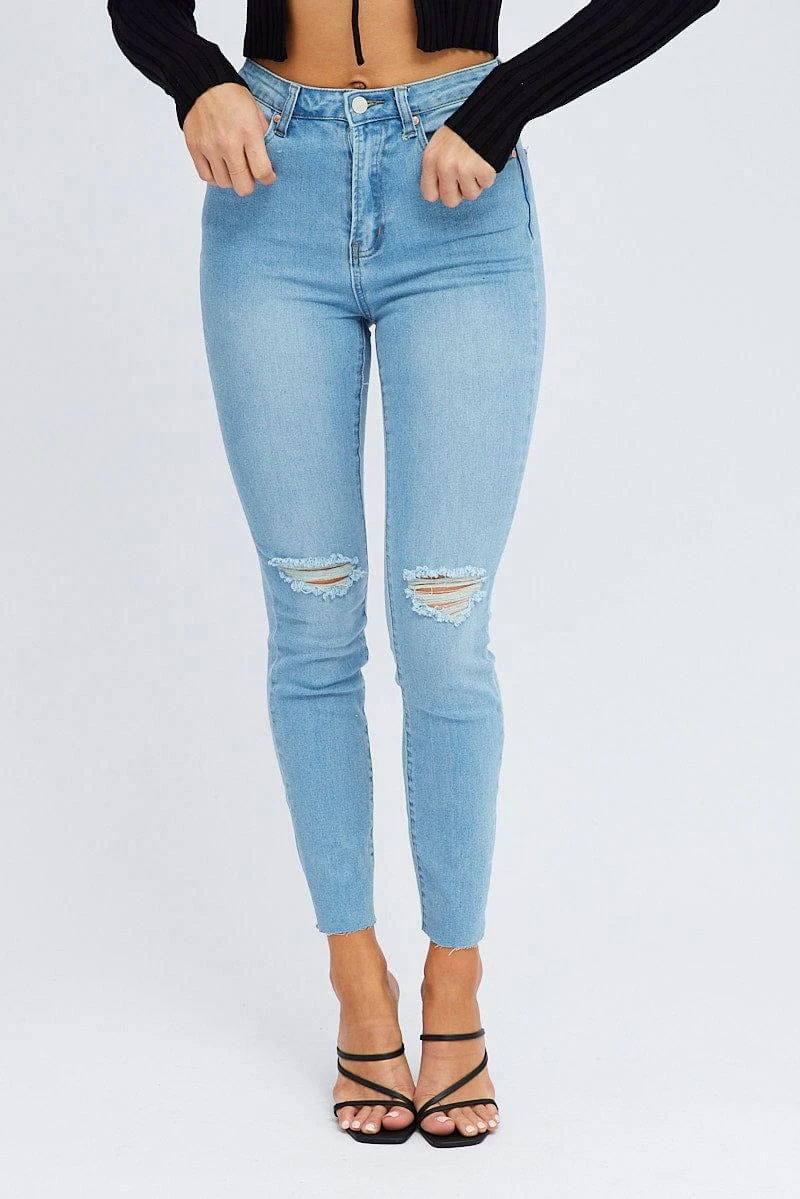 Denim Skinny Jean High Rise 2 Denim Skinny Jean High Rise - Image 2