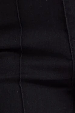 Black Flare Jeans Mid Rise Pintuck -FabWear Shop dl1479 84rb wash black 6