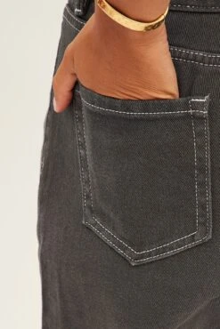 Grey Cargo Jeans Mid Rise -FabWear Shop dl1494 84rb charcoal 6