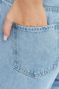 Denim Cargo Jeans Mid Rise Pocket -FabWear Shop dl1531a 20r light wash 6