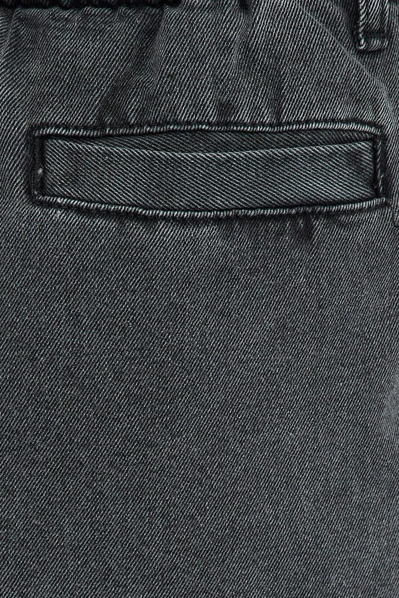 Grey Cargo Jeans Mid Rise Out Pocket 6 Grey Cargo Jeans Mid Rise Out Pocket - Image 6