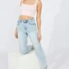 Denim Mom Jeans High Rise