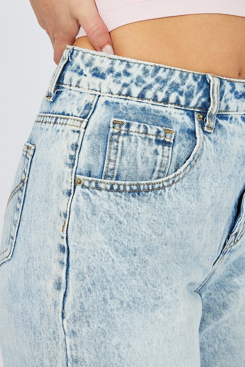 Denim Mom Jeans High Rise 6 Denim Mom Jeans High Rise - Image 6