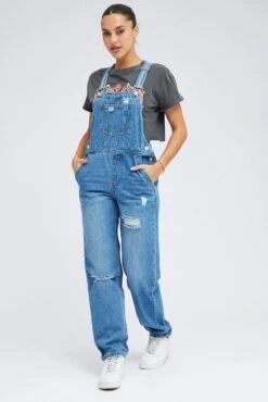 Denim Overall Jeans