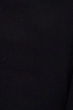 Black Knit Cardigan Long Sleeve -FabWear Shop fitted cardigan black knit cardigan long sleeve 33580415549633