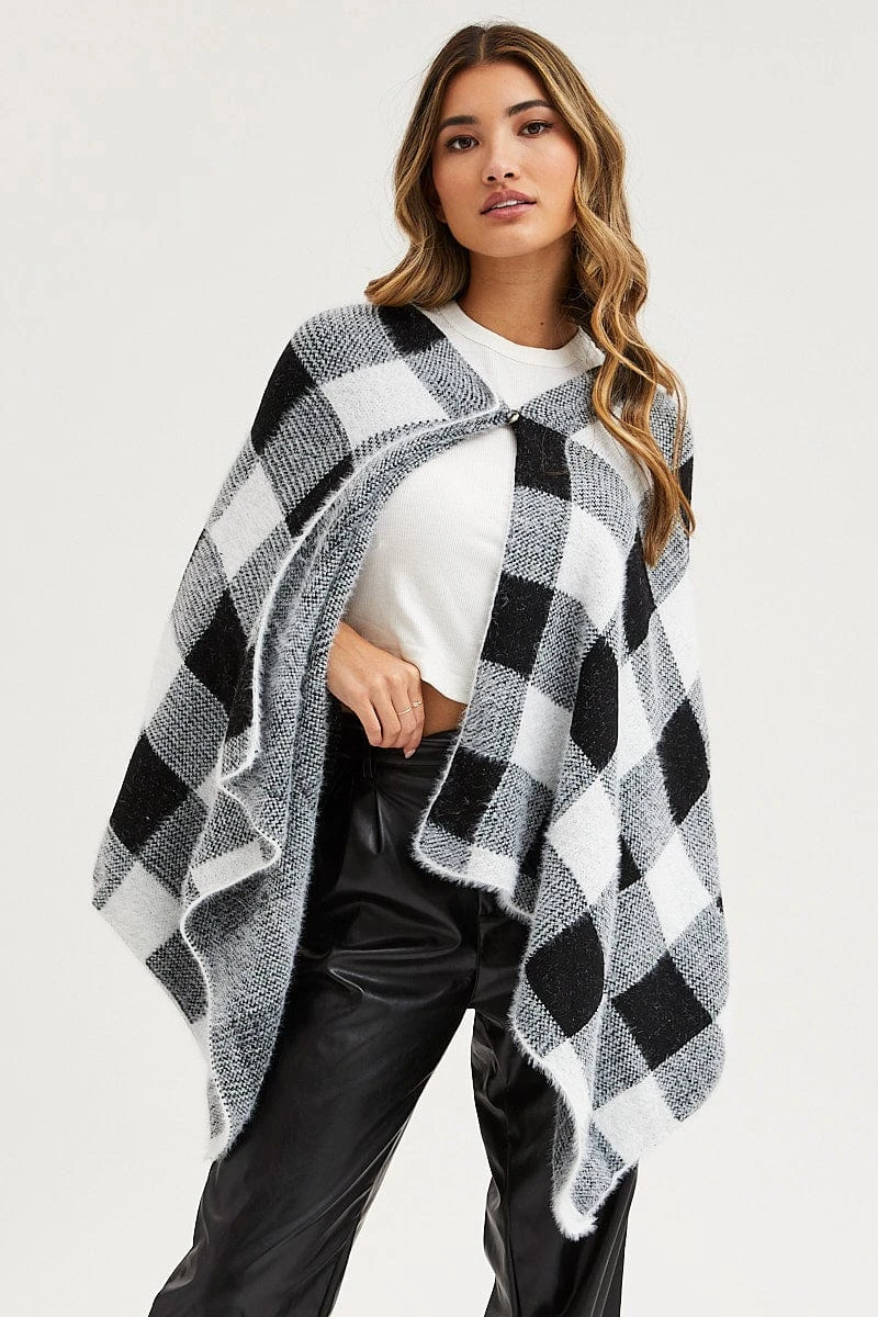 Mono Print Knit Cardigan Long Sleeve Longline 3 Mono Print Knit Cardigan Long Sleeve Longline - Image 3