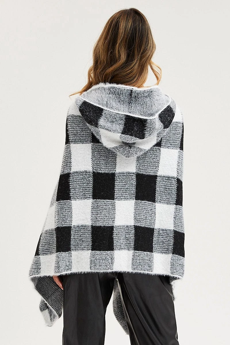 Mono Print Knit Cardigan Long Sleeve Longline 5 Mono Print Knit Cardigan Long Sleeve Longline - Image 5