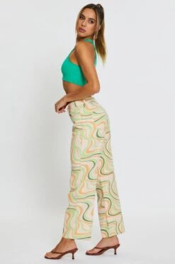 Marble Print Straight Denim Jeans High Rise -FabWear Shop hw straight leg jean marble print straight denim jeans high rise 32967344685249