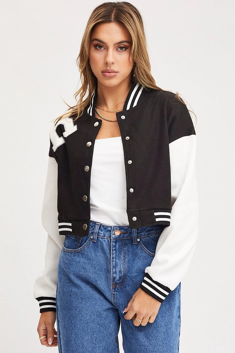 Black Graphic Jacket Long Sleeve Oversized 1 Black Graphic Jacket Long Sleeve Oversized