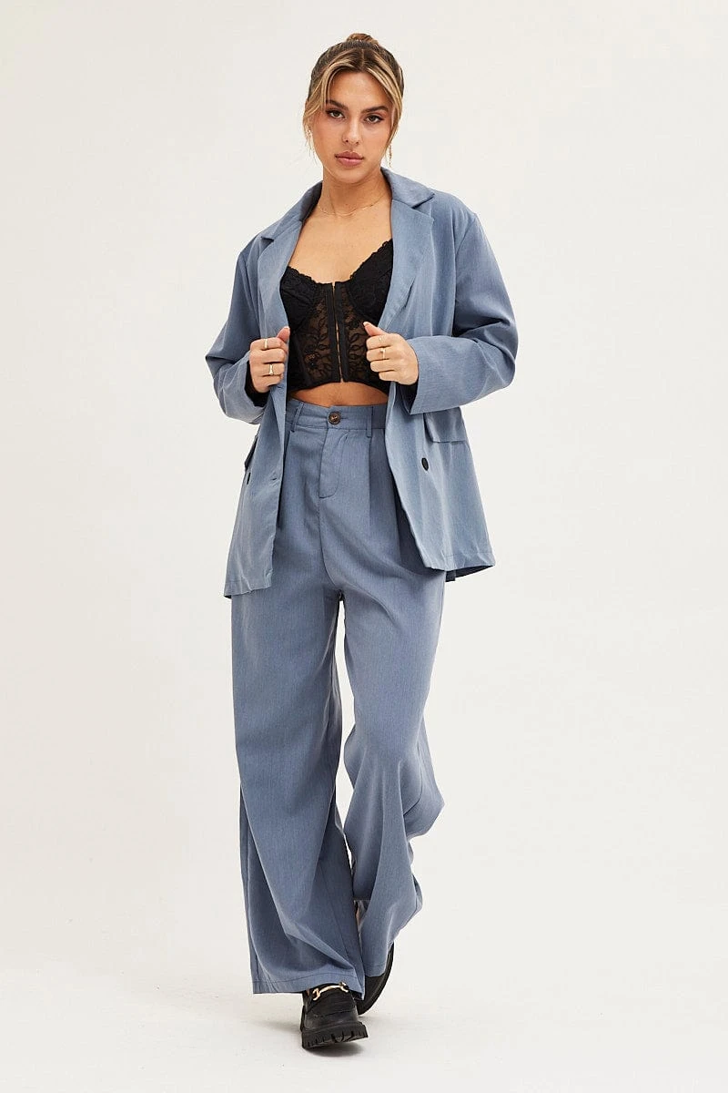 Grey Oversized Blazer 3 Grey Oversized Blazer - Image 3