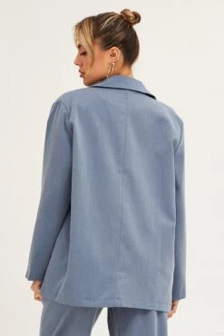 Grey Oversized Blazer 12 Grey Oversized Blazer -FabWear Shop jacket grey oversized blazer 32966605766849