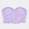 Purple Mesh Corset Top Lingerie