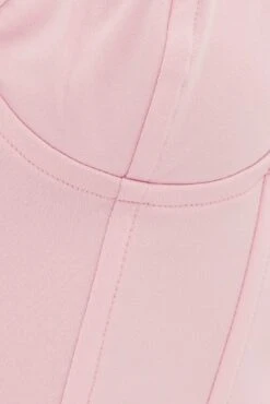 Pink Corset Singlet Sleeveless Sweetheart Neck -FabWear Shop jc1312 84w blush 6