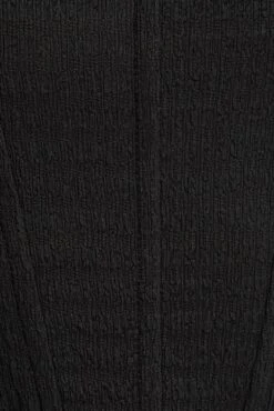 Black Corset Top Texture -FabWear Shop jc1713 84w black 6