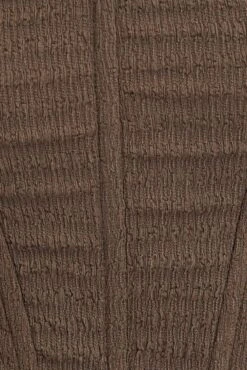 Brown Corset Top Texture -FabWear Shop jc1713 84wb chocolate 6