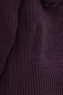 Brown Knit Cardigan Hooded Chenille -FabWear Shop kn0517c 45j chocolate 6