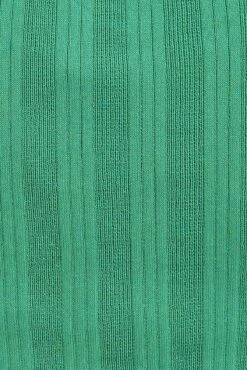 Green Long Sleeve Rib Knit Cardigan -FabWear Shop kn1575 40j jade 6