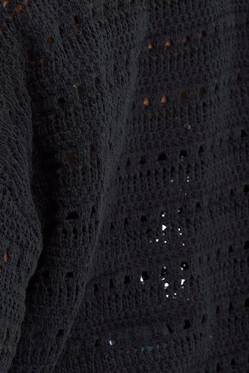 Black Oversized Cardigan 6 Black Oversized Cardigan - Image 6