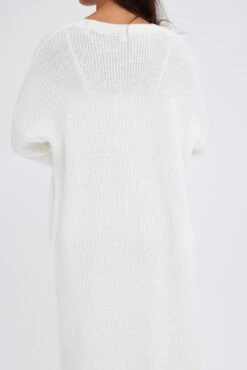 White Longline Cardigan 11 White Longline Cardigan -FabWear Shop kn2024 45jb white 6