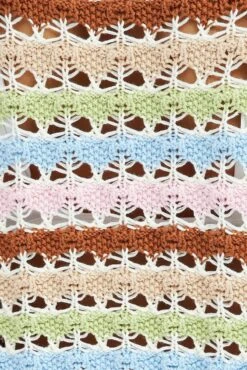 Multi Crochet Cardigan Long Sleeve 11 Multi Crochet Cardigan Long Sleeve -FabWear Shop kn2180 41j multi 6