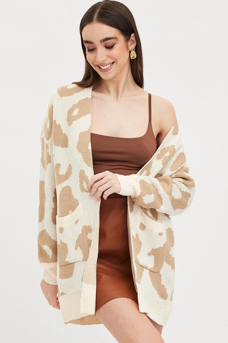 Print Knit Cardigan 1 Print Knit Cardigan