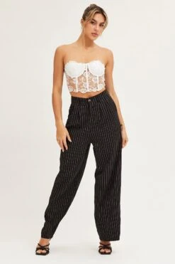 White Lace Embroidery Corset Top Lingerie 9 White Lace Embroidery Corset Top Lingerie -FabWear Shop lingerie white lace embroidery corset top lingerie 32964702306497