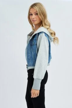 Blue Jacket Long Sleeve Hooded 9 Blue Jacket Long Sleeve Hooded -FabWear Shop oj1067 33wb denim 4