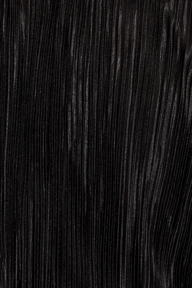 Black Jacket Long Sleeve V Neck With Chain Details 4 Black Jacket Long Sleeve V Neck With Chain Details - Image 4