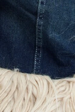 Denim Jacket Long Sleeve Faux Fur Tie Front Washed Denim 13 Denim Jacket Long Sleeve Faux Fur Tie Front Washed Denim -FabWear Shop oj1458 84w mid wash 7