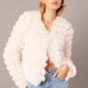 Pink Shag Faux Fur Jacket