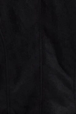 Black Faux Fur Jacket Long Sleeves -FabWear Shop oj5021 33w black 6