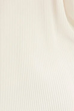 White Plisse Shirt Long Sleeve -FabWear Shop oj9204a 38mb cream 6