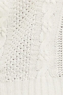 White Knit Cardigan Long Sleeve Relaxed Cable -FabWear Shop oversize cardigan white knit cardigan long sleeve relaxed cable 32965141037249