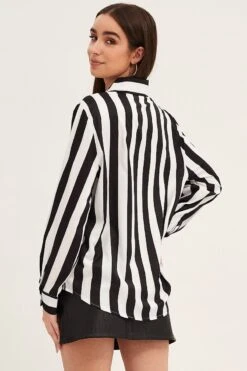 Black Shirt Long Sleeve Collared Button Up Longline -FabWear Shop shirt black shirt long sleeve collared button up longline 33141172371649