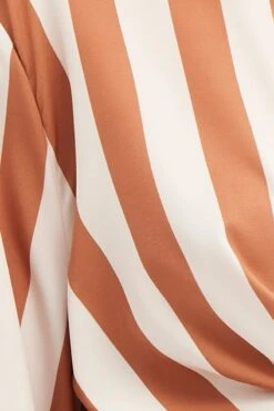 Camel Shirt Long Sleeve Collared Button Up Longline -FabWear Shop shirt camel shirt long sleeve collared button up longline 33140535558337