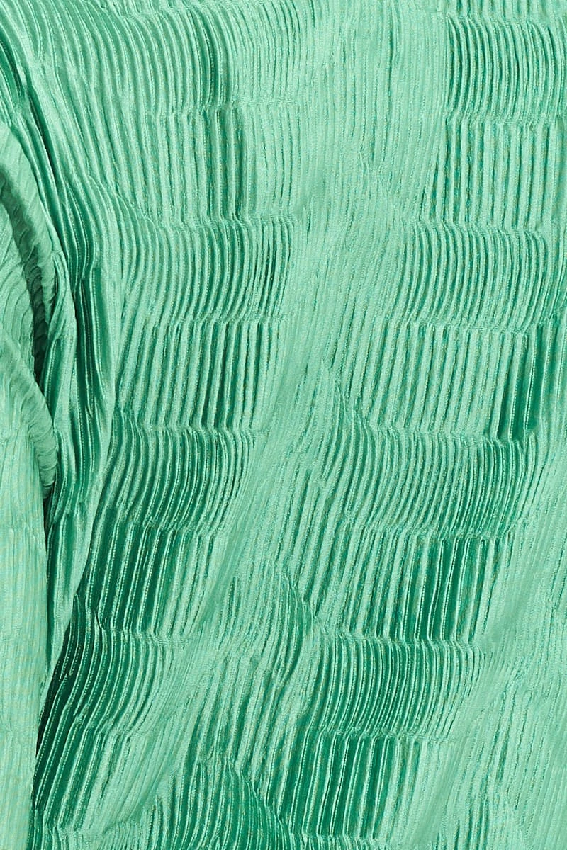 Green Plisse Shirts Long Sleeve 6 Green Plisse Shirts Long Sleeve - Image 6