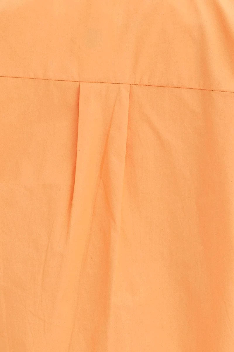 Orange Relaxed Shirts Long Sleeve Button Up 6 Orange Relaxed Shirts Long Sleeve Button Up - Image 6