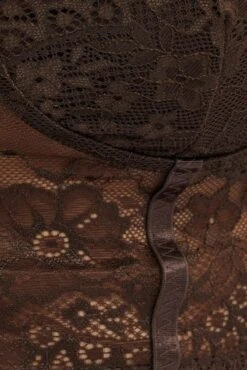 Brown Lace Corset Top 11 Brown Lace Corset Top -FabWear Shop wc0021 51b brown 6