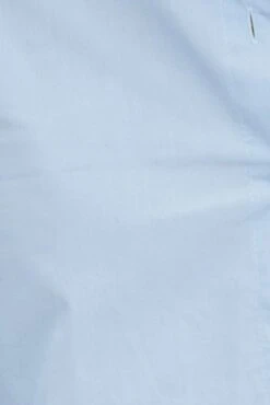 Blue Crop Shirt Long Sleeve Collared Button Up Slim Fit -FabWear Shop wc0078a 35cb light blue 6