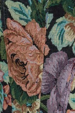 Black Floral Corset Sleeveless Strapless Sweetheart Longline 11 Black Floral Corset Sleeveless Strapless Sweetheart Longline -FabWear Shop wc0189 33cb floral 6