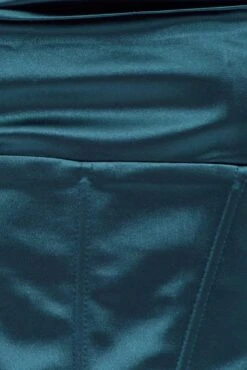 Green Corset Top Sleeveless Cowl Neck 11 Green Corset Top Sleeveless Cowl Neck -FabWear Shop wc1152 47w hunter 6