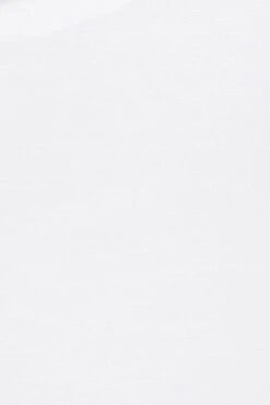 White Short Sleeve Shirt Collared Longline -FabWear Shop wc1250 47wb white 6