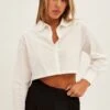White Shirt Collar Long Sleeve